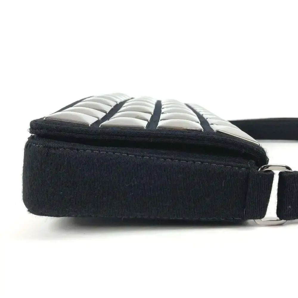 CHANEL Black Logo Shoulder Bag